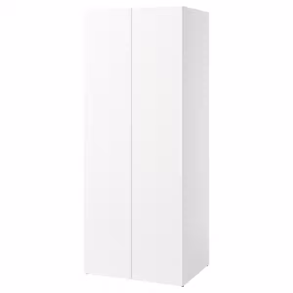 LASTARE ЛАСТАРЕ Каркас с дверцами - белый 80x62x200 см - схема-чертеж с размерами