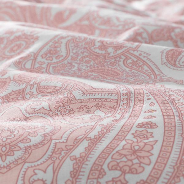 Наволочка, белый, розовый 50x70 см IKEA ЙЭТТЕВАЛЛМО 804.342.59 - фото 4