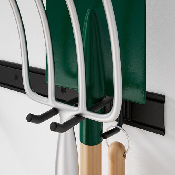 Крючок двойной, черный IKEA БРАНДУР 604.026.31 - фото 3