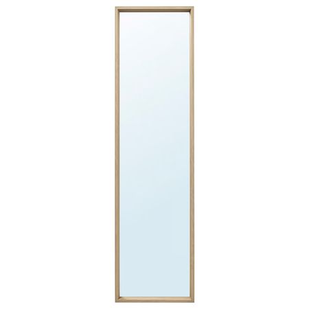 NISSEDAL Зеркало - под беленый дуб 40x150 см