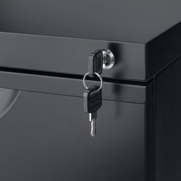 Шкаф для папок, черный 41x104 см IKEA ERIK ЭРИК 503.599.25 - фото 2