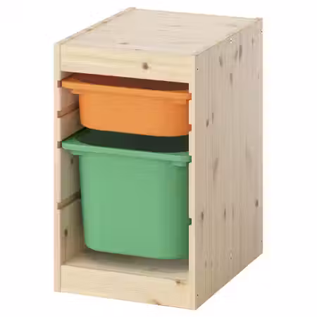 TROFAST Комбинация д/хранения+контейнеры