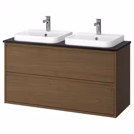 ÄNGSJÖN ЭНГШЁН / BACKSJÖN БАККШЁН Шкаф с ящиками/раковина/смесители