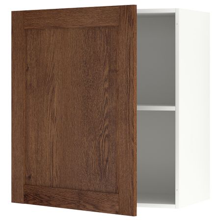 Навесной шкаф с дверцей, под коричневый мореный ясень 60x75 см IKEA KNOXHULT КНОКСХУЛЬТ 404.879.90