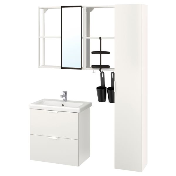 Мебель для ванной, 18 предмета, 64x43x65 cm IKEA TVÄLLEN ЛЕН ТВЭЛЛЕН, BEGIVENHET БЕГИВЕНХЕТ 693.374.10 - фото 2