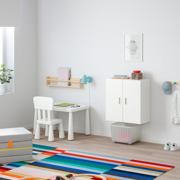 Навесной шкаф, белый/белый 60x30x64 см IKEA STUVA СТУВА / FRITIDS ФРИТИДС 592.767.37 - фото 2