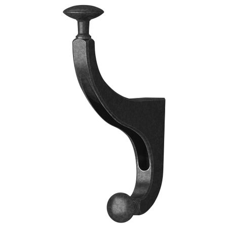 Крючок ХЕМНЭС, антрацит (9 см)