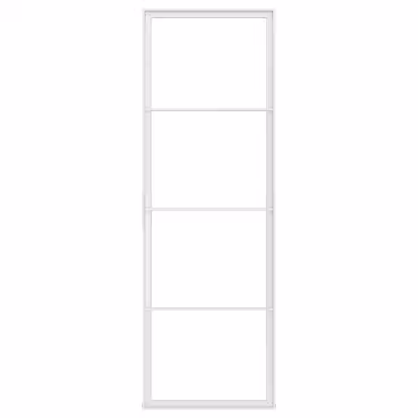 SKYTTA Рама раздвижной двери - белый 77x231 см - схема-чертеж с размерами