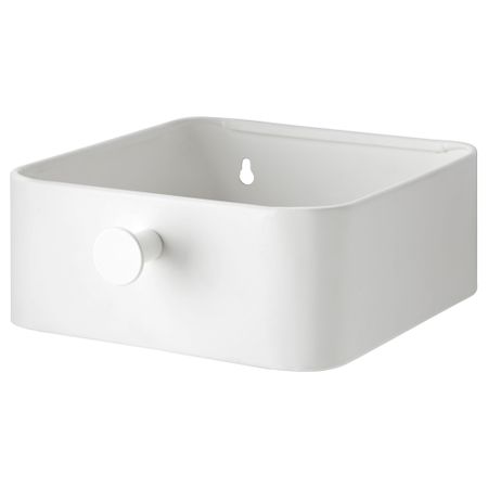 Модуль настенный с ручкой ЭНУДДЭН, белый (15x17 см)