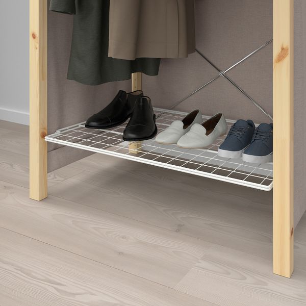 Стеллаж с полками, штангами, чехлом 89x50x179 см IKEA IVAR ИВАР 192.879.88 - фото 7