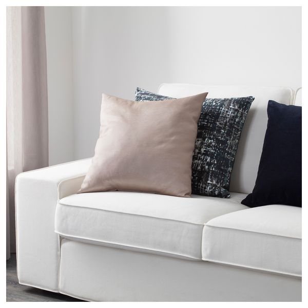 Подушка КРОНЭРТ, серебристый (40x40 см) - схема-чертеж с размерами