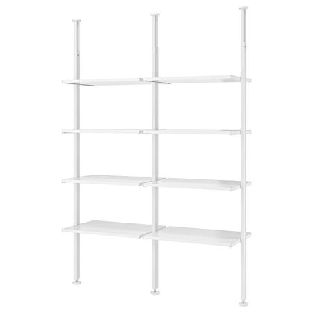 ELVARLI Открытая комбинация д/хранения - белый 175x51x222-350 см