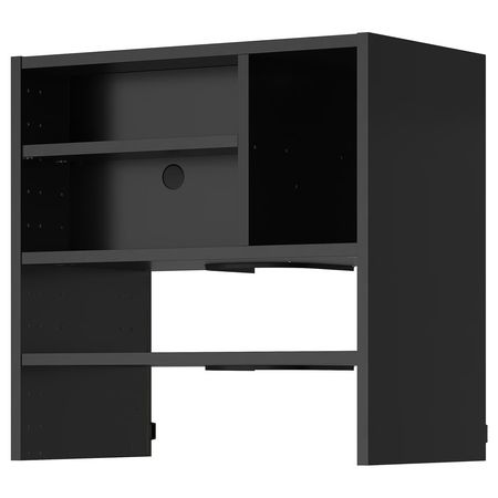 METOD Шкаф для встр вытяжки - черно-серый 60x37x60 см