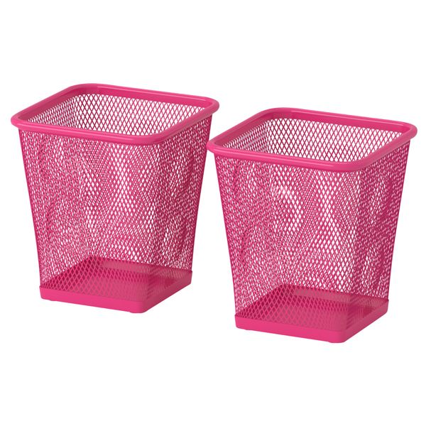 Стакан для ручек ДОКУМЕНТ, розовый - фото 1