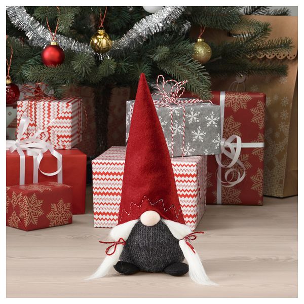 Украшение ВИНТЕР 2017, Санта Клаус, красный (32 см) - схема-чертеж с размерами