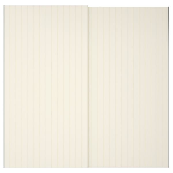 Пара раздвижных дверей БЕРГСФЬЁРД, белый - фото 1