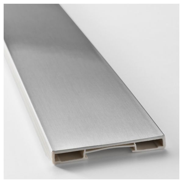 Цоколь ГРЕВСТА, цвет нержавеющей стали (220x8 см) - фото 2