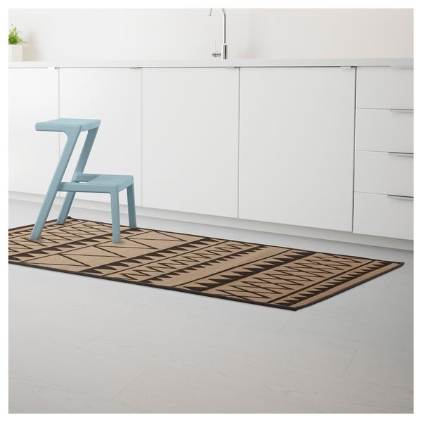 Ковер безворсовый ВИНТЕР 2017, неокрашенный, серый (80x150 см) - схема-чертеж с размерами