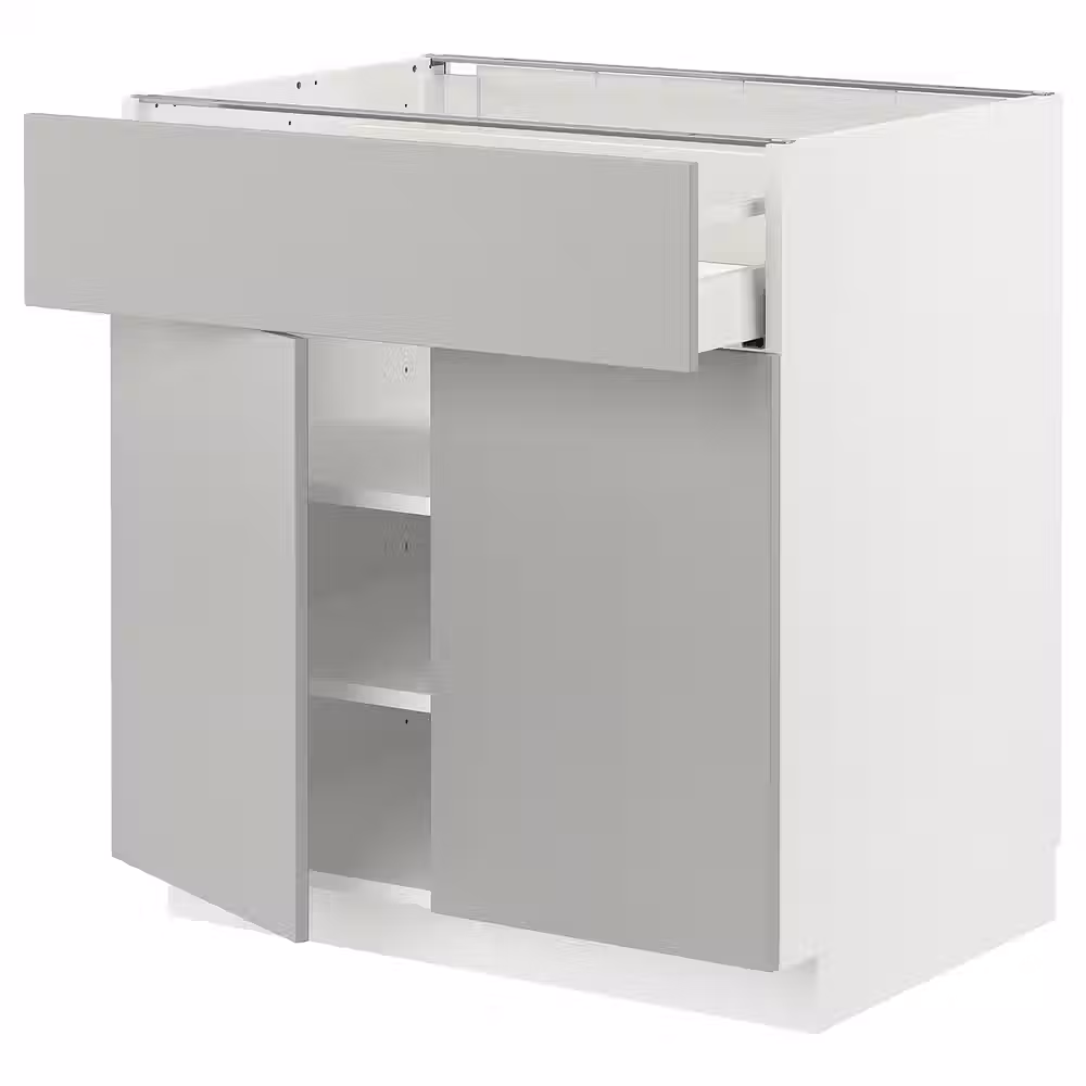 METOD / MAXIMERA Напольный шкаф с ящиком/2дверцами - фото 1