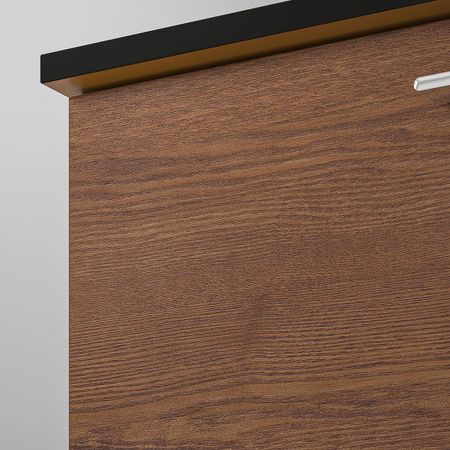 Шкаф для раковины с 2 ящ, под коричневый мореный ясень/антрацит 82x49x60 см IKEA GODMORGON ГОДМОРГОН / TOLKEN ТОЛКЕН 693.208.72