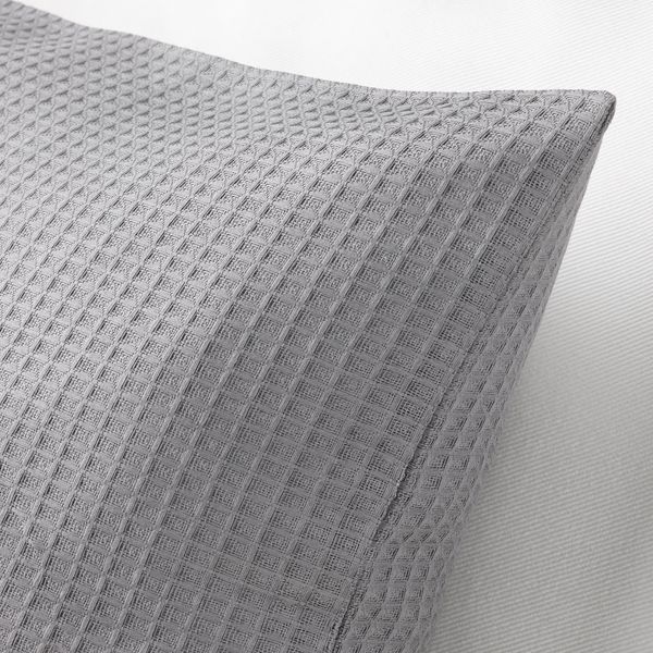 Чехол на подушку, 50x50 см, серый IKEA EBBATILDA ЭББАТИЛЬДА 405.420.86 - фото 2