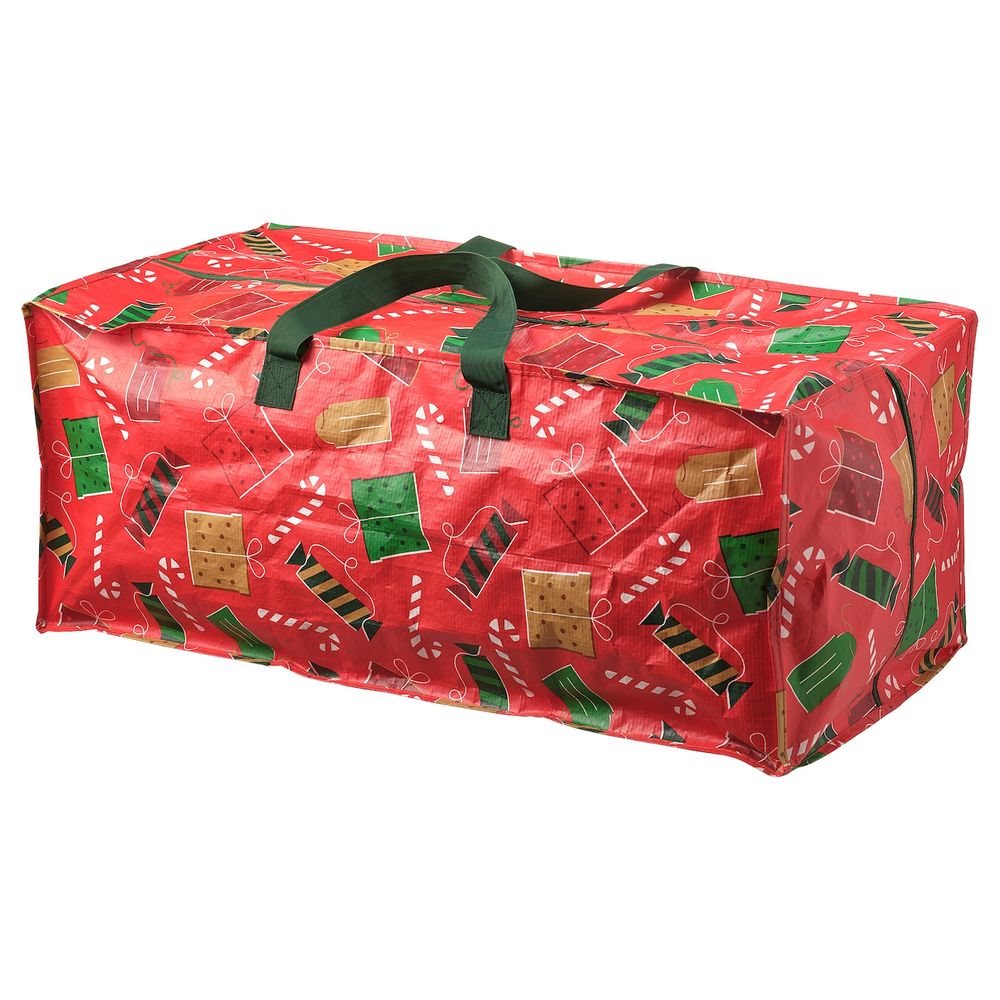 Сумка для хранения, Рождественские узоры красный 35x73x30 см/76 л IKEA VINTER 2021 ВИНТЕР 2021 404.997.14 - схема-чертеж с размерами