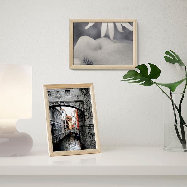 Рама, сосна 13x18 см IKEA BONTOFTA БОНТОФТА 804.355.17 - схема-чертеж с размерами