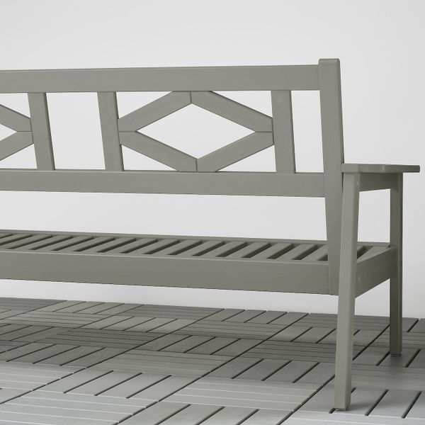 2-местный диван,садовый, серый морилка/Куддарна серый IKEA BONDHOLMEN БОНДХОЛЬМЕН 093.265.08 - фото 4