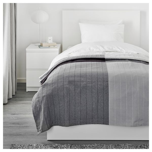 Покрывало ЭНГСТОРЕЛЬ, синий, клетка - фото 1