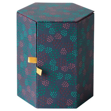 Декоративная коробка АНИЛИНАРЕ, красный, зеленый (14x16 см)