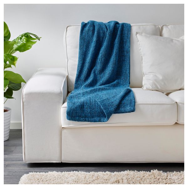 Плед ГУРЛИ, бирюзовый, синий (120x180 см) - фото 3