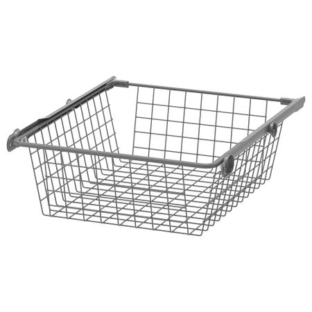 Проволочные корзина с направляющими КОМПЛИМЕНТ, темно-серый