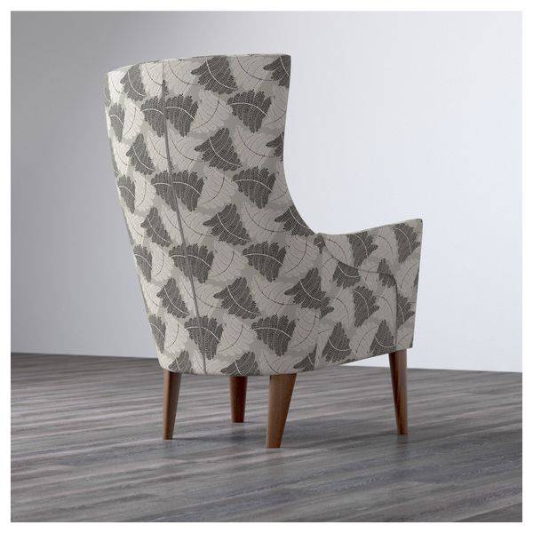 Кресло c высокой спинкой СТОКГОЛЬМ, Моста серый - фото 3