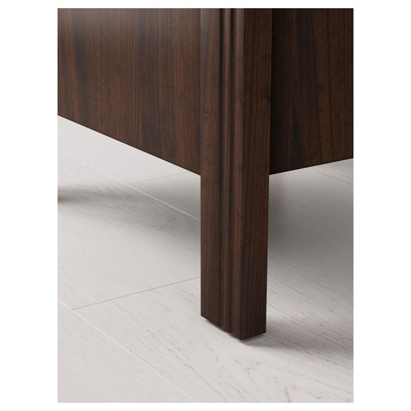 Тумба прикроватная БРУСАЛИ, коричневый (44x36 см) - фото 4