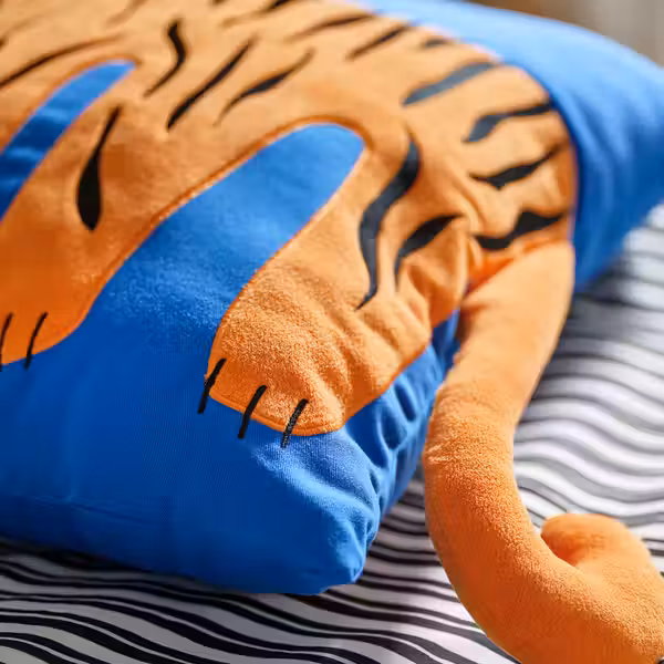 NATTHÄGER Подушка - синий/тигр 50x50 см - фото 5