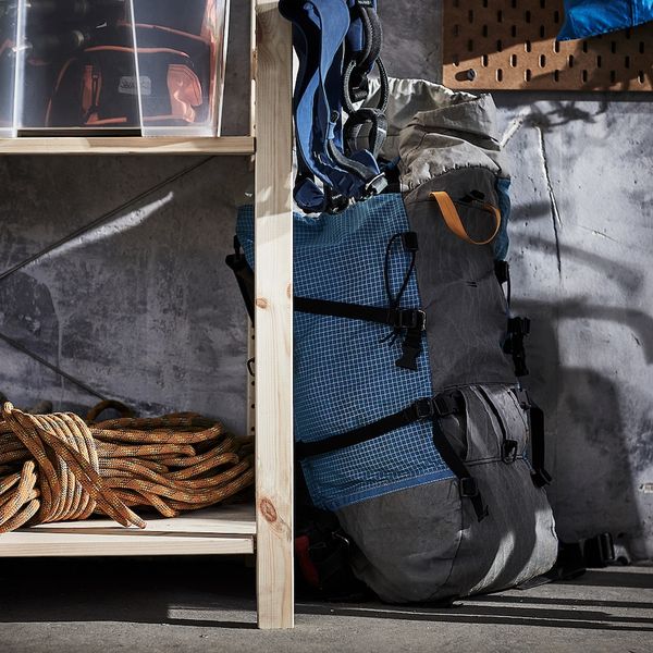 4 секции/угловой, сосна 229/144x30x179 см IKEA IVAR ИВАР 892.483.85 - фото 7