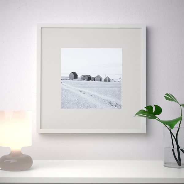 Рама, белый 50x50 см IKEA РИББА 803.815.81 - фото 3
