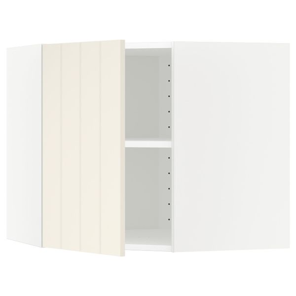 Угловой навесной шкаф с полками, белый/Хитарп белый с оттенком 68x60 см IKEA METOD МЕТОД 192.263.77 - схема-чертеж с размерами
