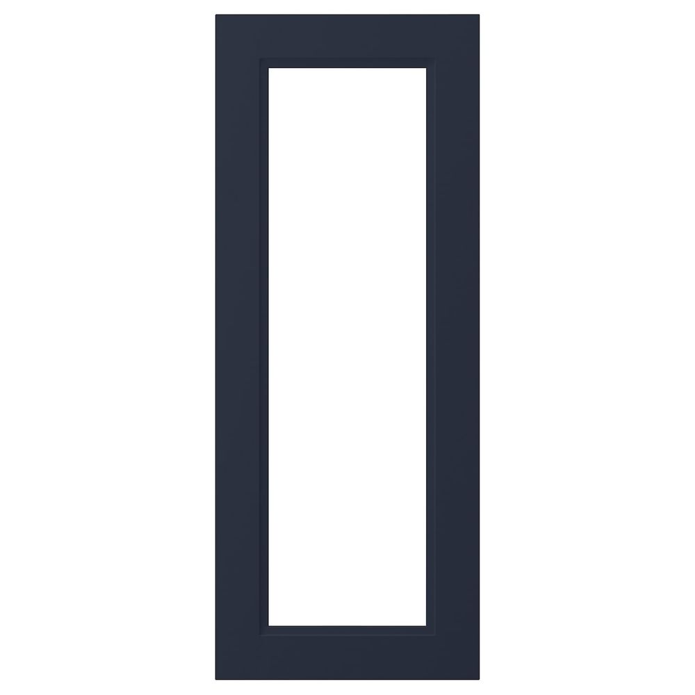 Стеклянная дверь, матовая поверхность синий 40x100 см IKEA AXSTAD АКСТАД 804.912.35 - схема-чертеж с размерами