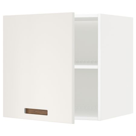 Верхний шкаф на холодильник, морозильник МЕТОД, белый, Мэрста белый