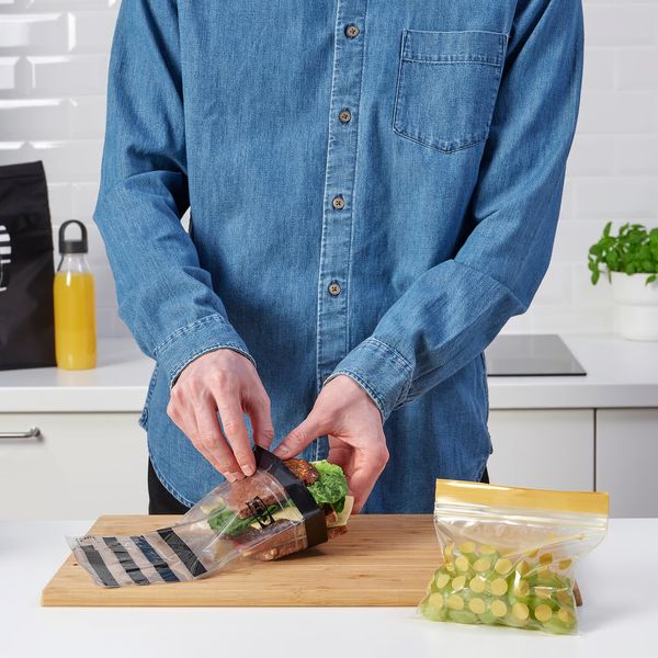 ISTAD Пакет закрывающийся - с рисунком/чёрный желтый 1/0.4 л - фото 2