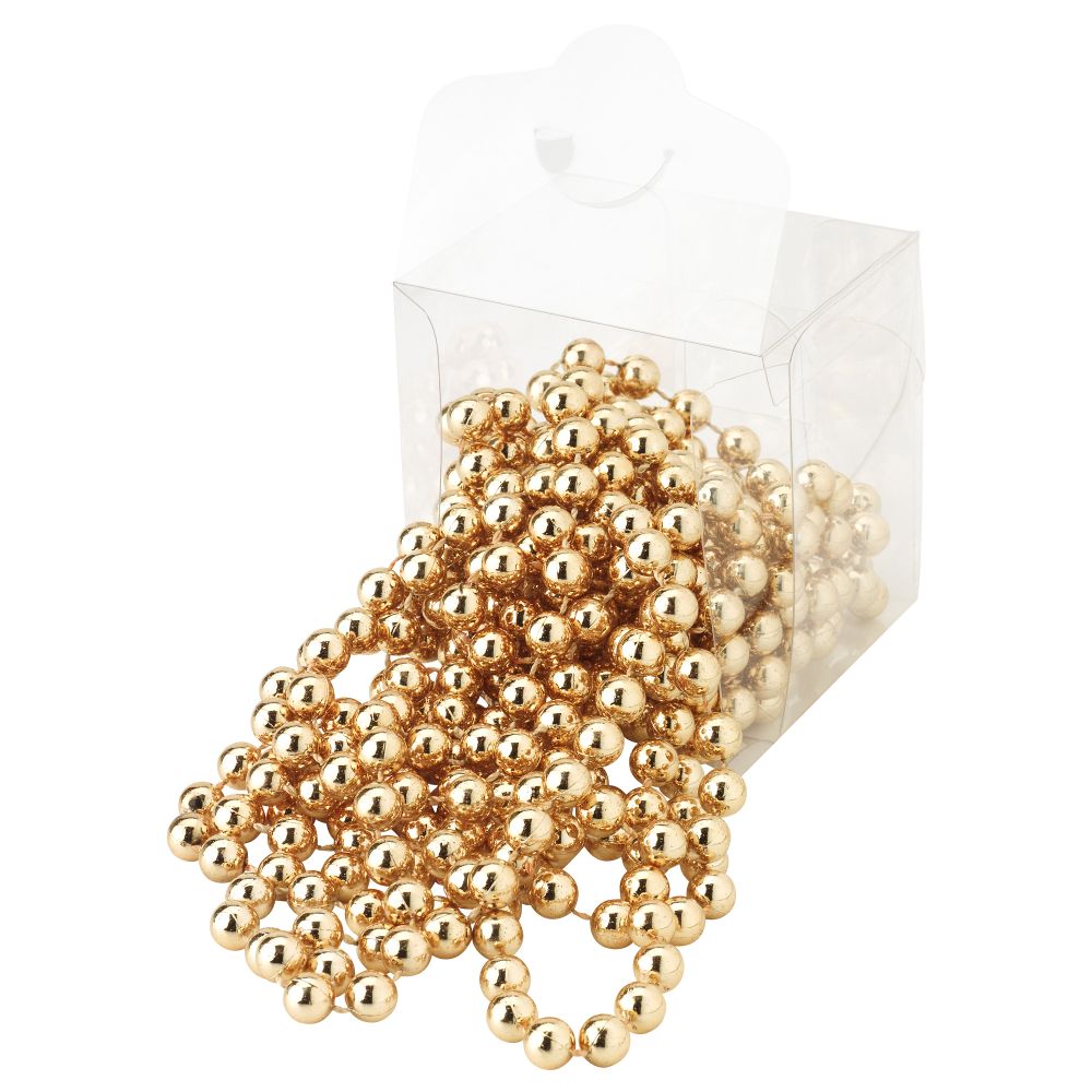 Гирлянда ВИНТЕР 2015, жемчужины золотой (5 м) - схема-чертеж с размерами