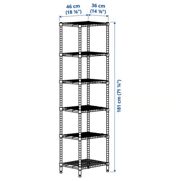 IKEA, дополнительный ракурс - схема-чертеж с размерами
