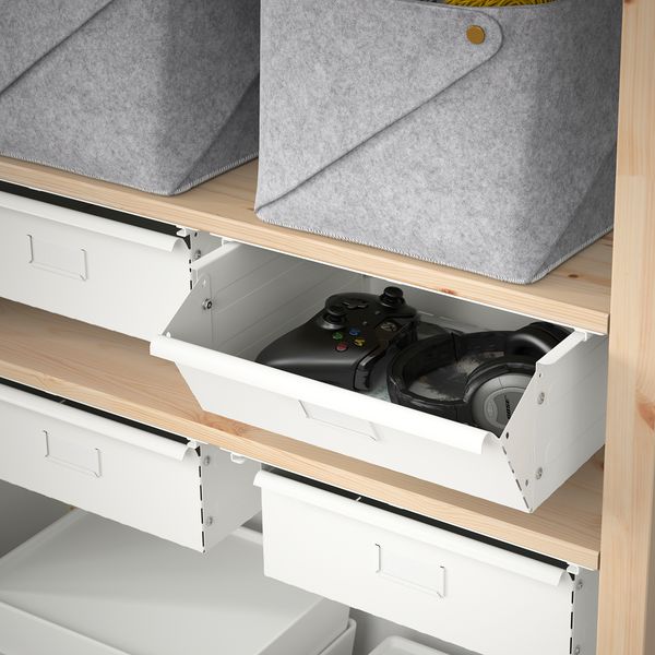 Ящик, белый, 39x30x14 см IKEA IVAR ИВАР 803.853.48 - фото 5