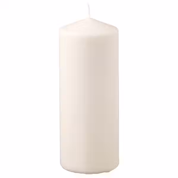 FENOMEN Неароматическая формовая свеча - естественный 19 см 70 ч - фото 1