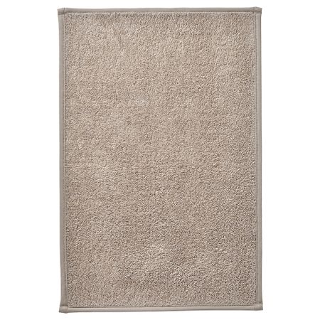Коврик для ванной, 40x60 см, светлый серо-бежевый IKEA OSBYSJÖN 305.142.01