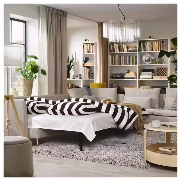 SÖDERHAMN Угловой диван-кровать, 6-местный - фото 4