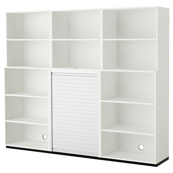 Комбинация для хранения ГАЛАНТ, белый (240x200 см) - схема-чертеж с размерами