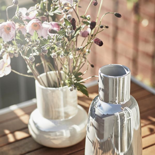 Ваза, белый 17 см IKEA FNITTRIG ФНИТТРИГ 804.795.30 - фото 3