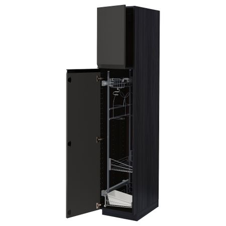Высокий шкаф с отделением для аксессуаров для уборки IKEA METOD МЕТОД 494.953.25